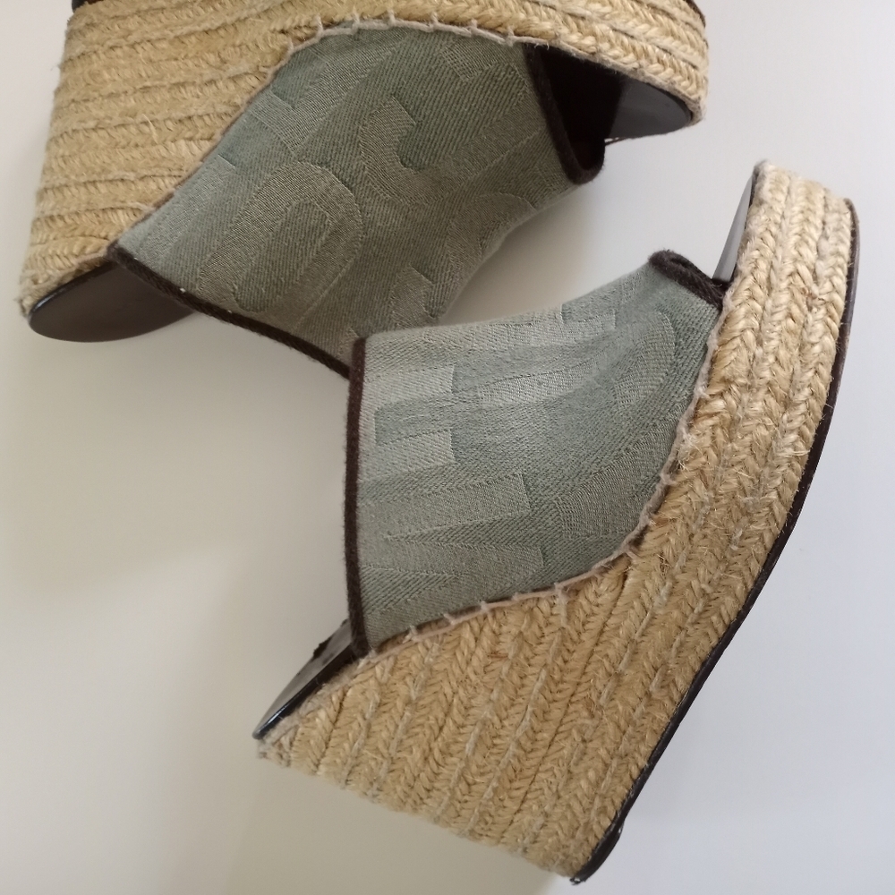 Marc By Marc Jacobs Denim Woven Wedge - Picture 4 of 8